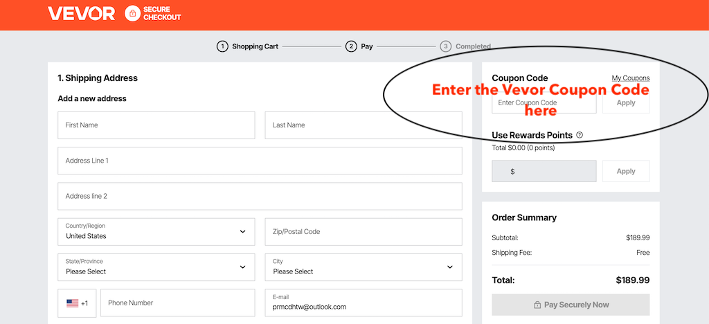 How to use a Vevor coupon code